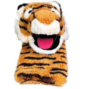 Plush Tiger Hand Puppet Vintage Full Size Stuffed A&A